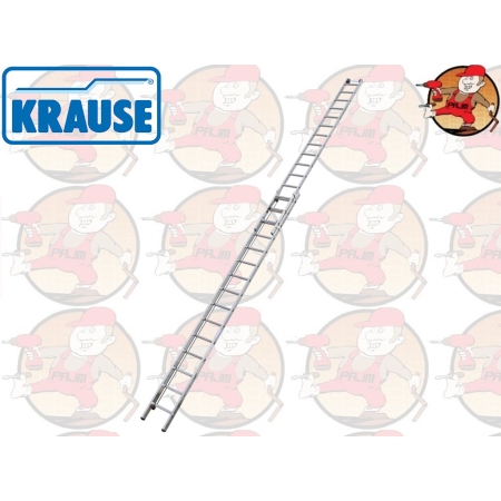 123428* / 133878 KRAUSE STABILO drabina dwuczęściowa z rozsuwaną linką 2x18 szczebli